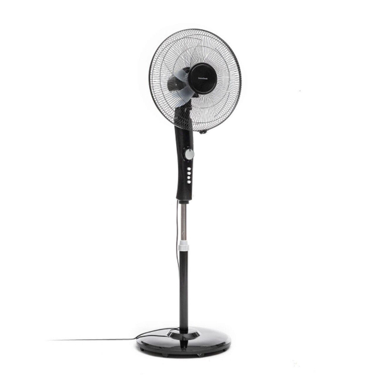 Ventilator cu picior InnovaGoods Breezinn, 45W, 40 x 41 x 138 cm, timer 2h, negru