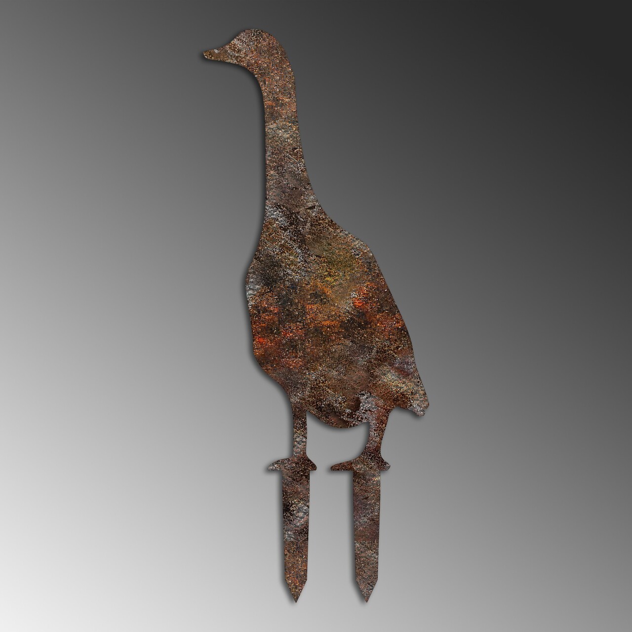Obiect decorativ de grădină, Goose -A 04, 65x26 cm, Multicolor - view 5