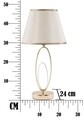 Lampa de masa Glam Flush, Mauro Ferretti, Ø24 x 47 cm, 1 x E27, 40W, fier