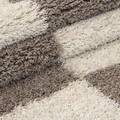 Covor Shaggy Kenya, Decorino, 160x230 cm, polipropilena, bej