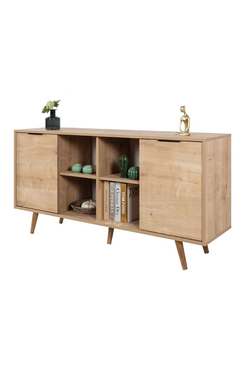 Consola, Hanah Home, Sina 4622, 160x82x44 cm, PAL, Maro — imaginea 4
