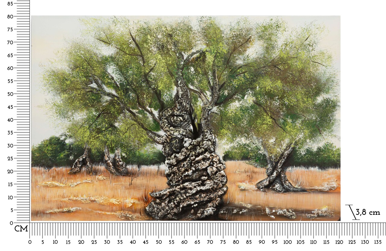 Tablou decorativ Olive Oil Painting -H, Mauro Ferretti, 120x80 cm, canvas/lemn de pin, multicolor - 1 | YEO