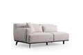 Coltar, Atelier del Sofa, 560ARE1244, Cadru: Lemn de fag/PAL, Alb