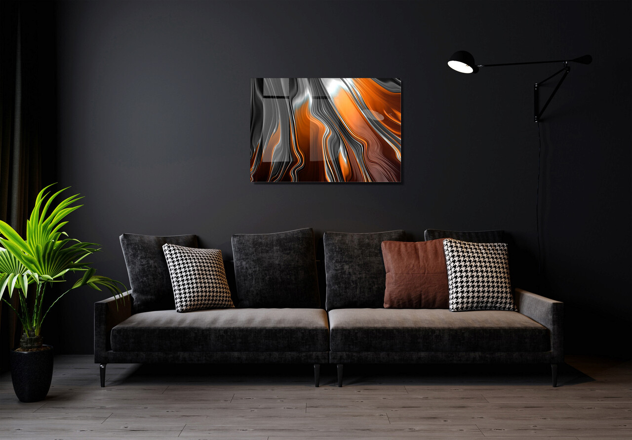 Tablou decorativ, 1306, Sticla temperata, Dimensiune: 45 x 65 cm, Multicolor - 1 | YEO
