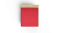 Cearceaf cu elastic pat dublu (FR) (ES), Vermilion, Patik, Bumbac