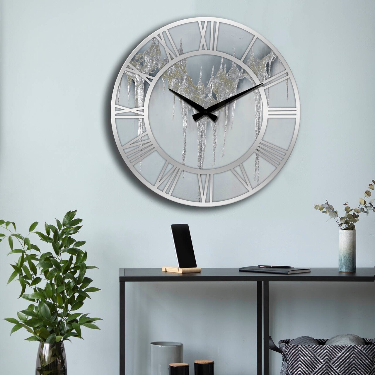 Ceas de perete 5050softms017 ø50 cm Multicolor