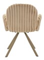 Set 2 scaune Stockholm -B, Mauro Ferretti, 64x68x83 cm, fier/poliester, crem