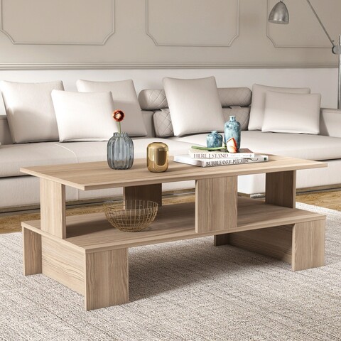 Masuta de cafea, decorotika, evans, 120x46.8x60 cm, maro