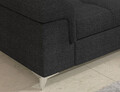 Coltar extensibil stanga 4 locuri ELTAP, ERI-31, Eridano, 275x202x88 cm, lemn/poliester, gri antracit