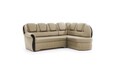 Coltar extensibil dreapta 3 locuri ELTAP, L-036, Lord, 243x180x112 cm, lemn/poliester, maro deschis/negru