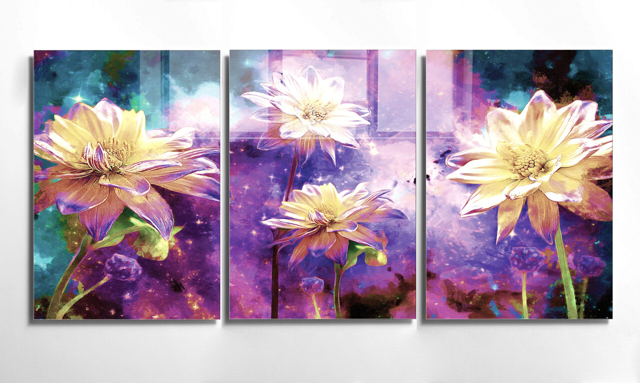 Set 3 tablouri decorative, 2052, 50 x 70 cm, 3 piese, Multicolor - view 3