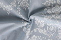 Lenjerie de pat pentru o persoana (FR), Gloria - Blue, Victoria, Bumbac Ranforce