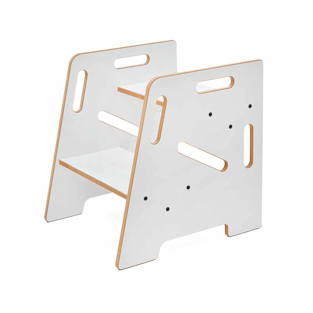 Scaun pentru copii, Hanah Home, Step Stool, 34x39x39 cm, Alb - view 2