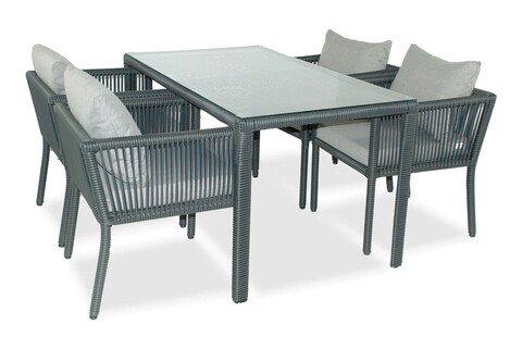Set mobilier de gradina, jumilla, vera 140, gri