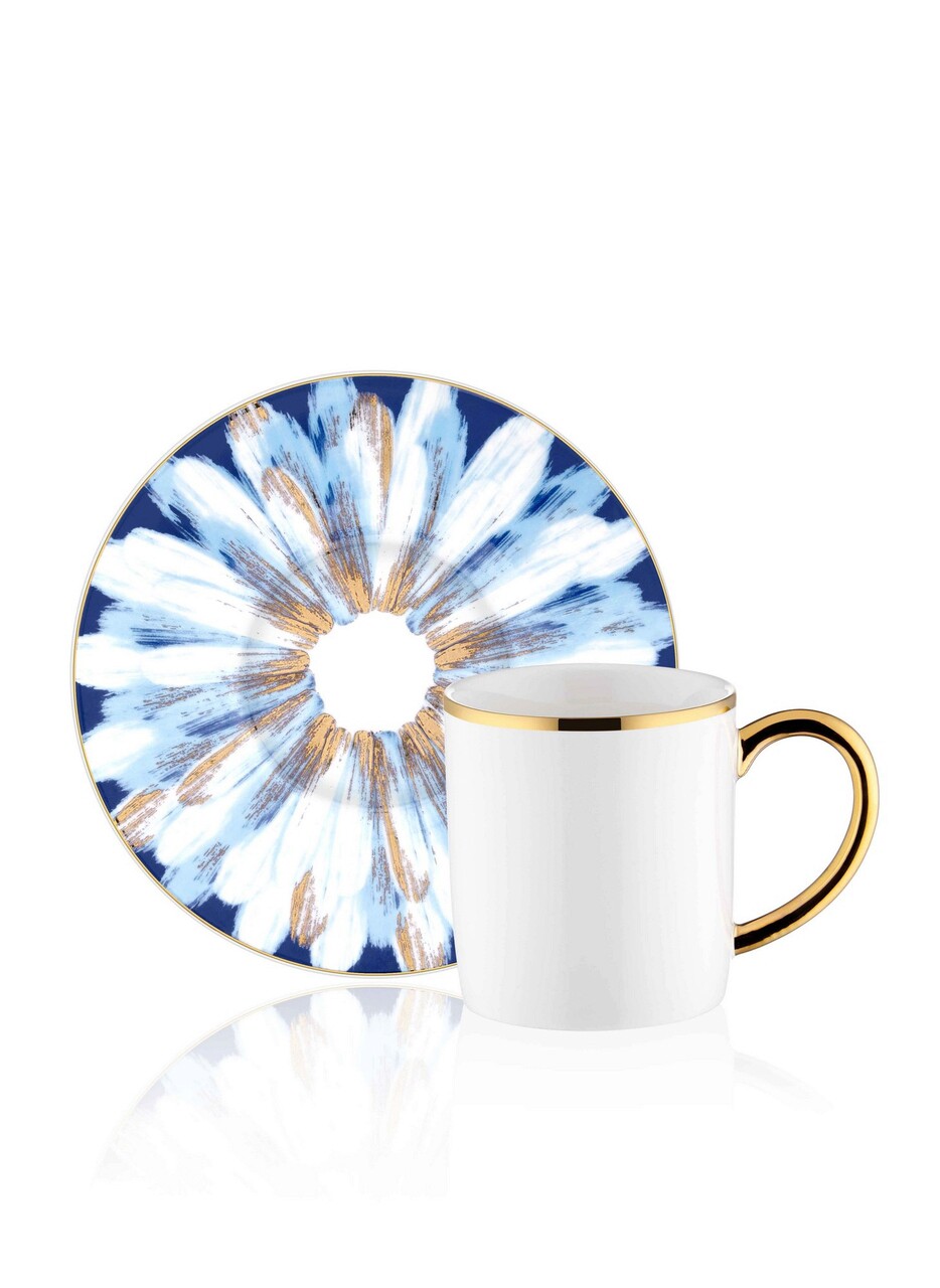 Set cesti de cafea, Mia, 742TMA7553, Sticla, Multicolor - 1 | YEO