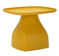 Masuta de cafea Gea, Mauro Ferretti, 48x48x38 cm, plastic, galben