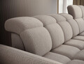 Coltar extensibil dreapta 3 locuri ELTAP, Beneth, 301x185x115 cm, lemn/poliester, bej