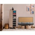 Set de mobilier pentru hol, Hanah Home, Vegas Sonomo, Sonomo / Antracit