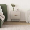 Noptiera, Hanah Home, Marquise, 50x52.3x35 cm, Gresie / Oud intens