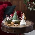 Cutie muzicala rotativa, Villeroy & Boch, Nostalgic Melody Tree, Ø 9 x 17 cm, portelan, pictat manual