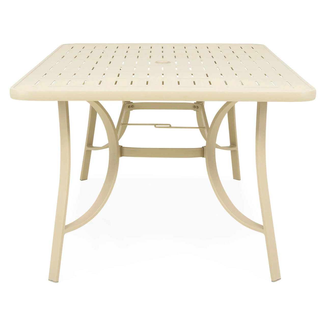 Masa pentru terasa/gradina Riverside, 182.9x106.8x71.8 cm, aluminiu, natur - imagine 3