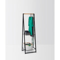 Suport pentru haine, Brabantia, Linn, 57x60.6x190 cm, otel, negru
