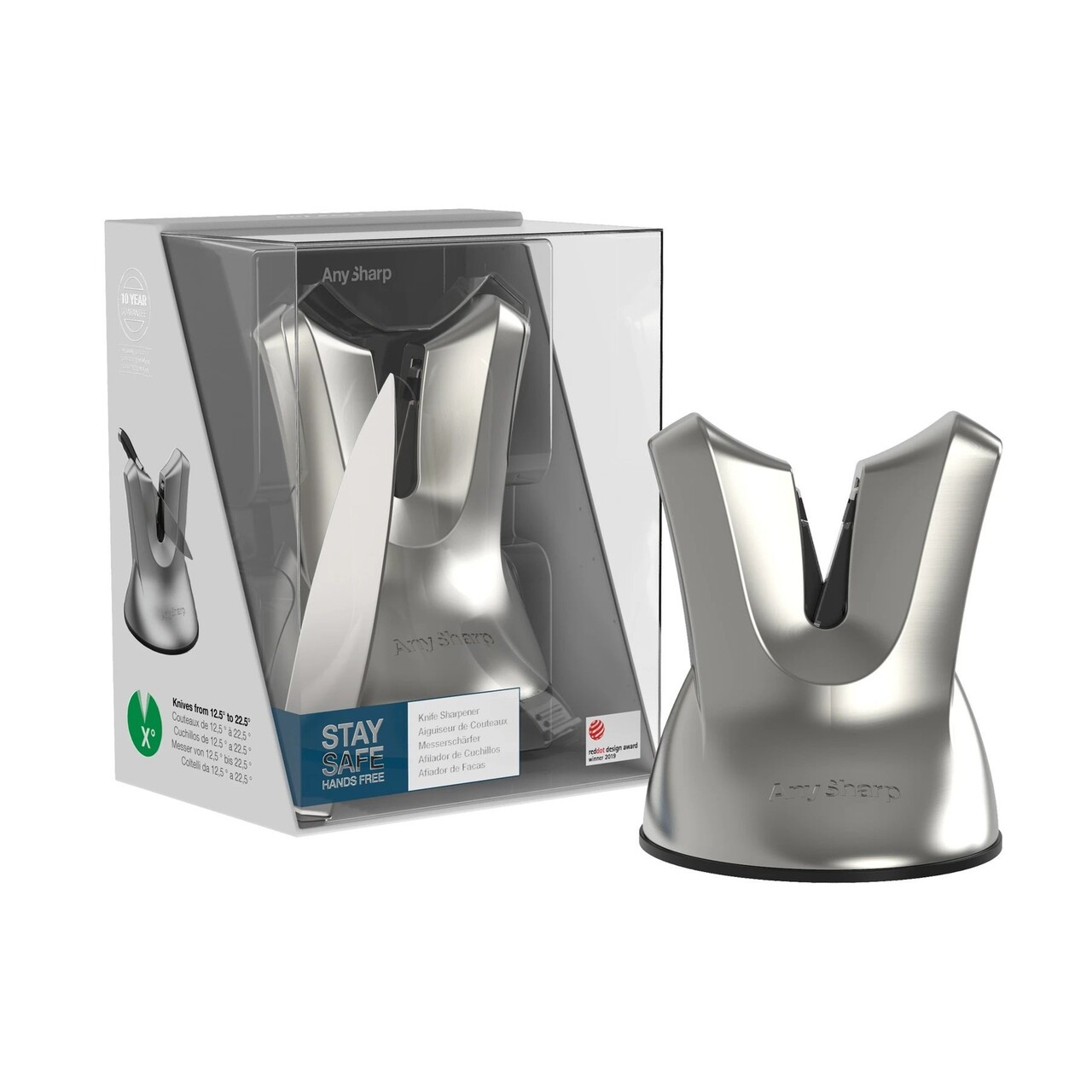 Ascutitor de cutite, "Xblade", Silver - AnySharp - imagine 6