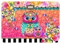 Covor copii Melli Mello Owl, Decorino, 133x190 cm, poliester, multicolor