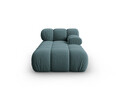 Sezlong living dreapta 1 loc, Bellis-51, Micadoni Home, 155x94x70 cm, catifea, turcoaz