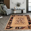 Covor Rufus, Decorino, 80x150 cm, polipropilena, multicolor