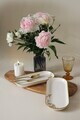 Set platouri servire, Hermia, 275KRM2650, Dimensiune: 26 x 12 cm (2 bucăți), Crem
