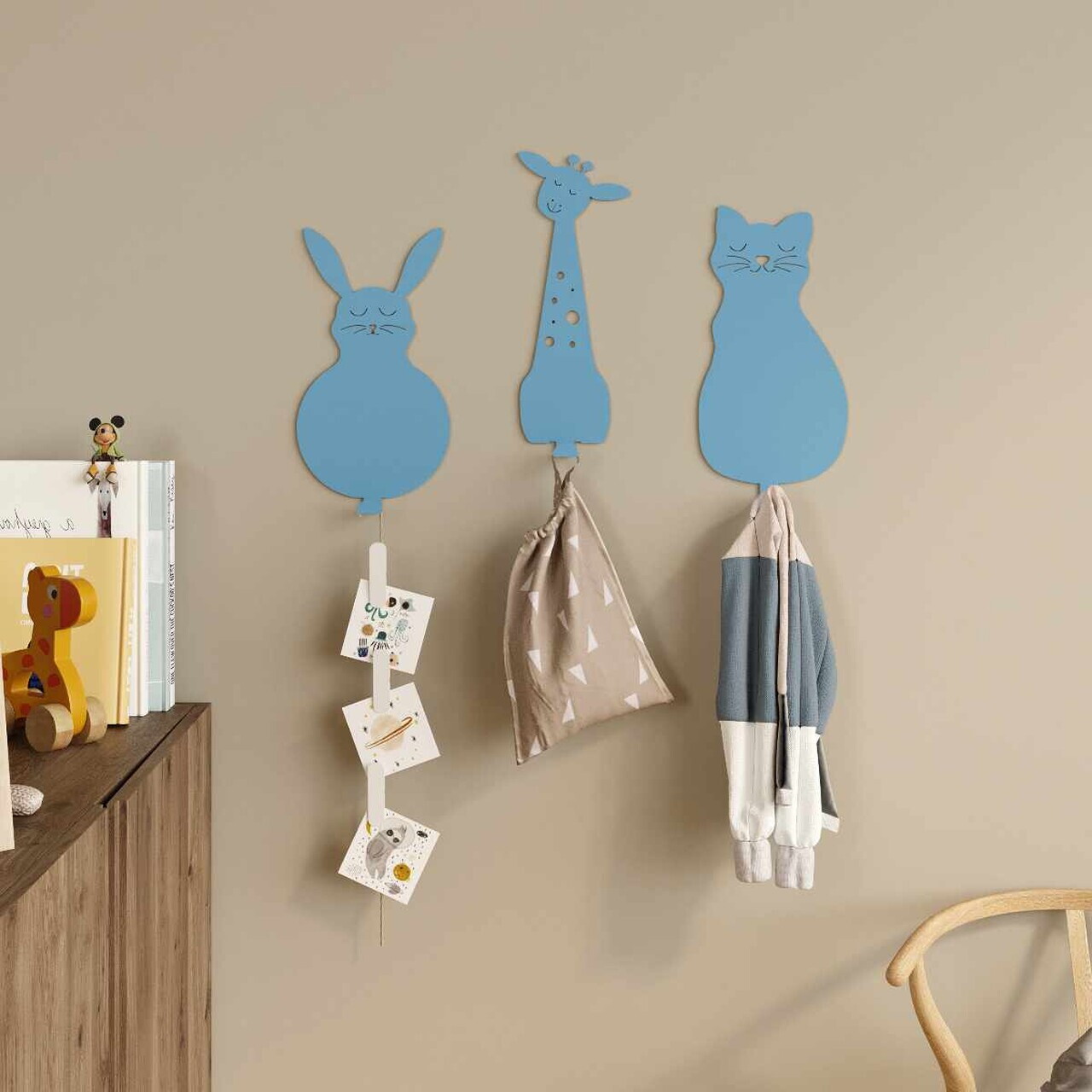 Umeras Hanah Home Animal Kingdom Metal Albastru