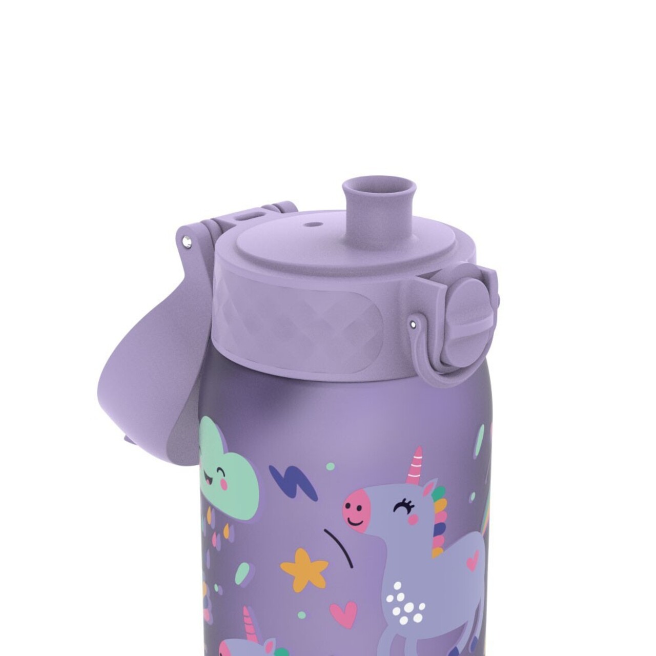 Sticla apa pentru copii, recyclon, 350ml, Periwinkle, Unicorns - Ion8 - view 2