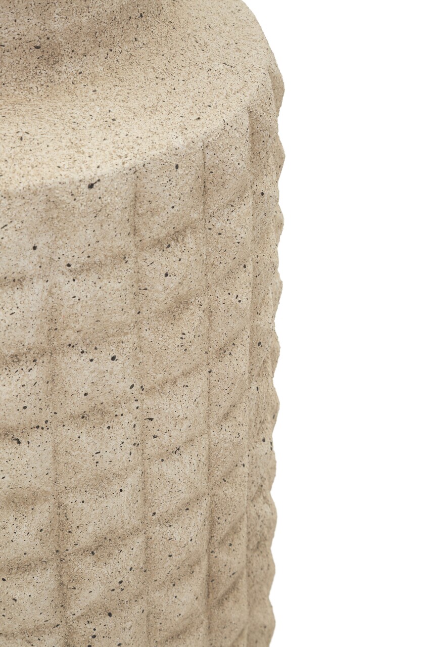 Vaza decorativa, Mauro Ferretti, Sand Outdoor, 24.5x97 cm, polirasina, bej - view 3