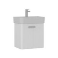 Dulap de baie cu chiuvetă, Hanah Home, Orbit 55, Alb