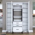 Dulap multifunctional, Rani, JE145, Alb