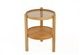 Set masute 2 piese, Hanah Home, Ekol 2, LEMN MASIV DE STEJAR, Stejar