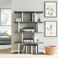Corp biblioteca, Colman, Harmon, 90x25x127.4 cm, PAL, Antracit/Alb