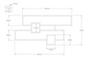 Raft de perete Karen, Puqa Design, 120x22x72.2 cm, natural/antracit