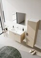 Dulap de baie cu chiuvetă, Hanah Home, Desna 90, Nisip