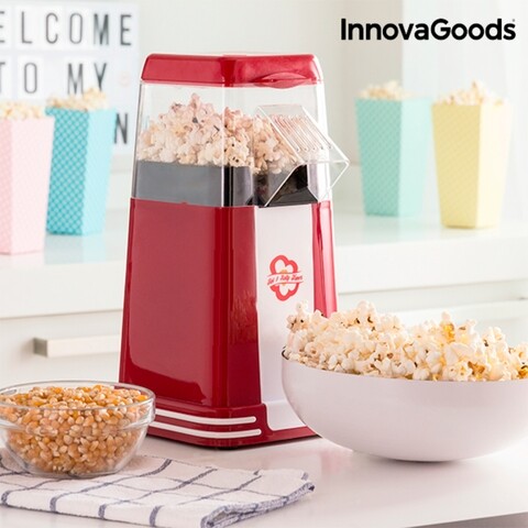 Aparat de facut popcorn Hot & Salty InnovaGoods, 20x16x29.5 cm, 1200 W, vintage 1200