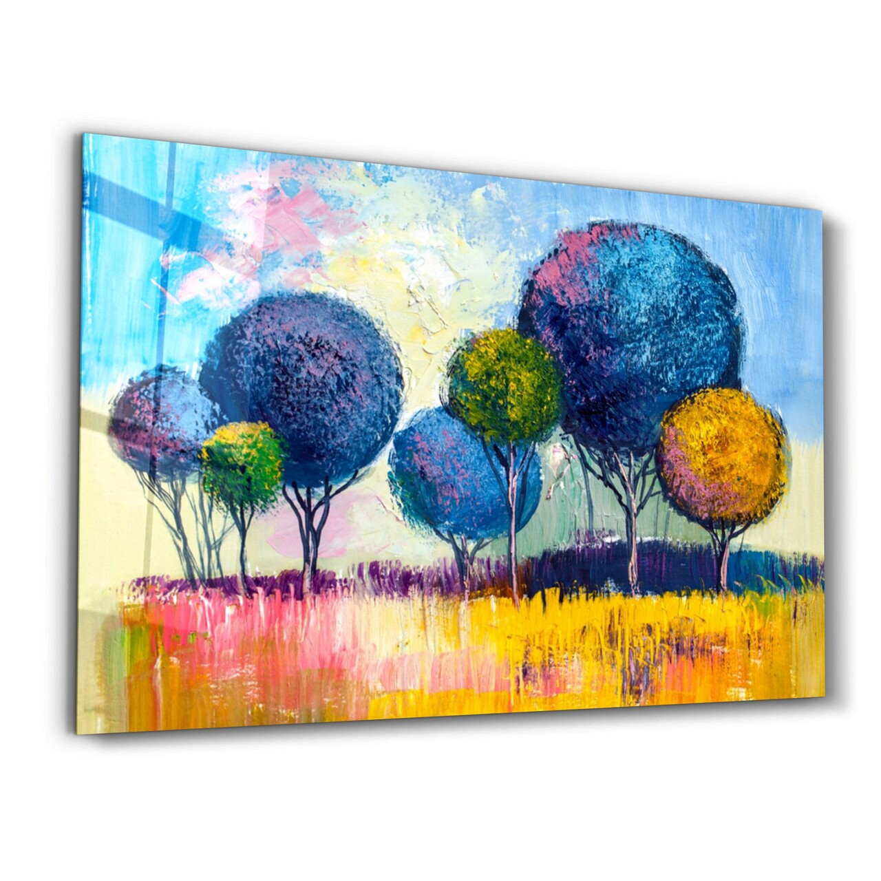 Tablou decorativ, OGLS-5051, Dimensiuni: 70 x 110 cm, Multicolor - view 5