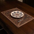 Set suporturi pentru farfurie, Payna, 790PYN1171, Lemn , Produs lucrat manual, Wenge