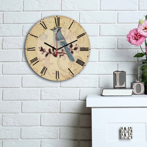 Ceas de perete, 3030ms-073, mdf, ø30 cm, multicolor