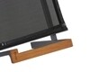 Set 6 scaune pentru gradina Ottowa Bahce Sandalye, Clara, 57x63x90 cm, gri/negru