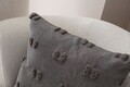 Husa de perna, Tuffet, 43x43 cm, Material: 100% POLIESTER, Gri