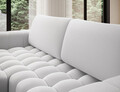 Coltar extensibil stanga 4 locuri ELTAP, Bon-49, Bonett, 250x175x92 cm, lemn/poliester, gri deschis