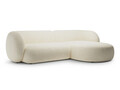 Coltar dreapta 3 locuri, Kate, Micadoni, 285x176x76 cm, tesatura structurata, bej deschis