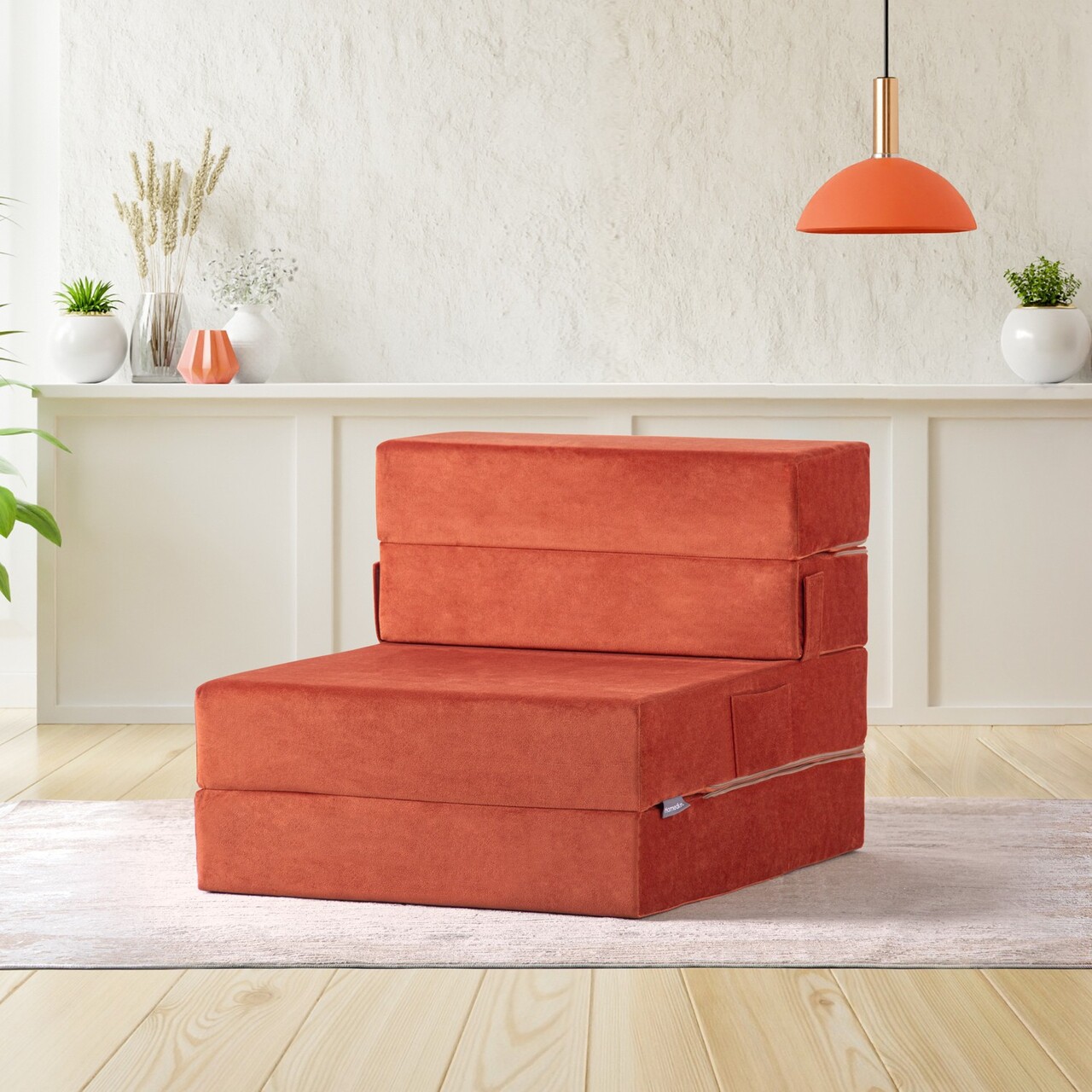 Fotoliu extensibil, Atelier del Sofa, 363SLD1134, Textil, Portocaliu - view 3