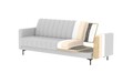 Canapea extensibila 3 locuri ELTAP, Roneyy, 212x89x86 cm, lemn/poliester, bej deschis